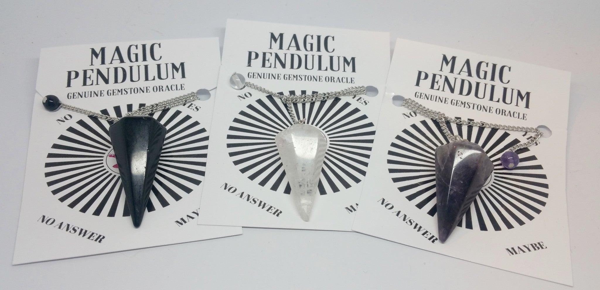 Magic Pendulum -Genuine Gemstone Oracle - Pretty Princess Style
 - 3