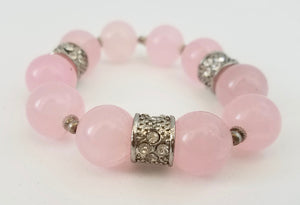Rose Quartz  Bracelet Of Love - Pretty Princess Style