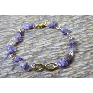 Forever Spiritual Healing Energy Motivation Bracelet-Amethyst - Pretty Princess Style