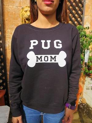 Pug Mom Sweatshirt - Pretty Princess Style