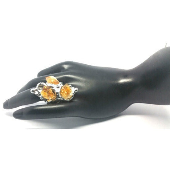 Citrine Prosperity Ring - Pretty Princess Style