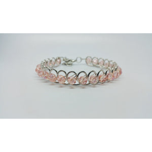 Wire Wrap Love Crystal Bracelet - Pretty Princess Style