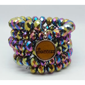 Success Memory Wire Power Bracelet - Pretty Princess Style