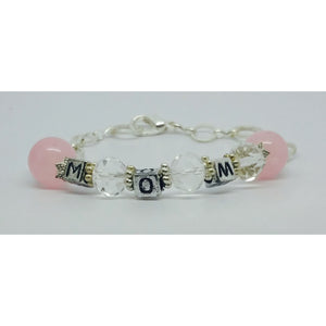 Rose Quartz  Love- MOM bracelet - Pretty Princess Style