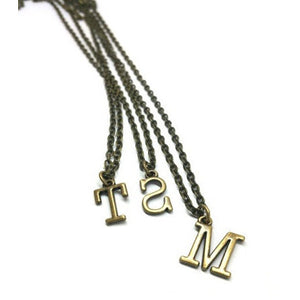 Personalized Name Initial Necklace - Pretty Princess Style