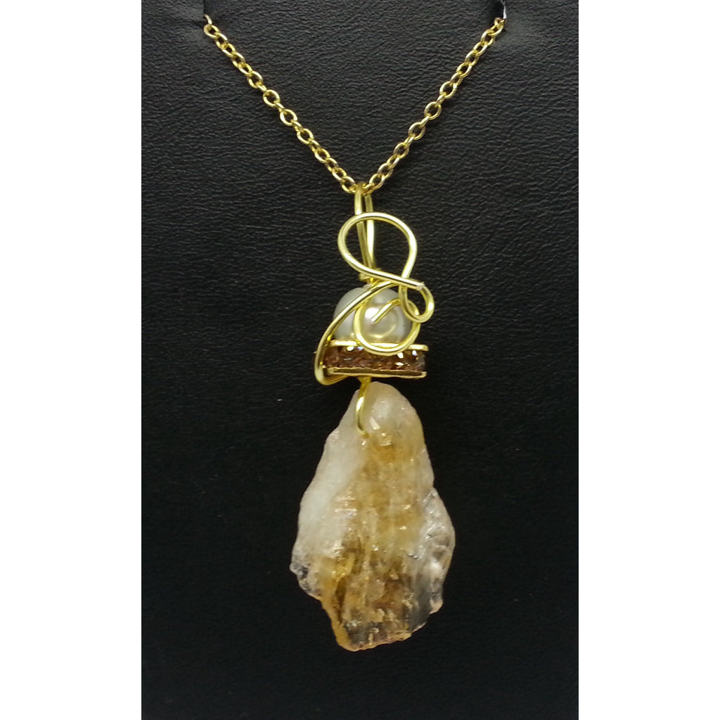 Citrine Power pendant - Pretty Princess Style