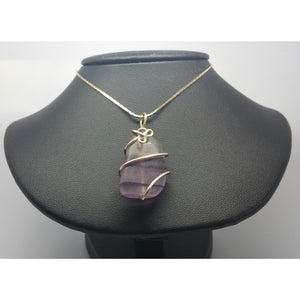 Fluorite Power Pendant- Clear Creative Thought - Pretty Princess Style